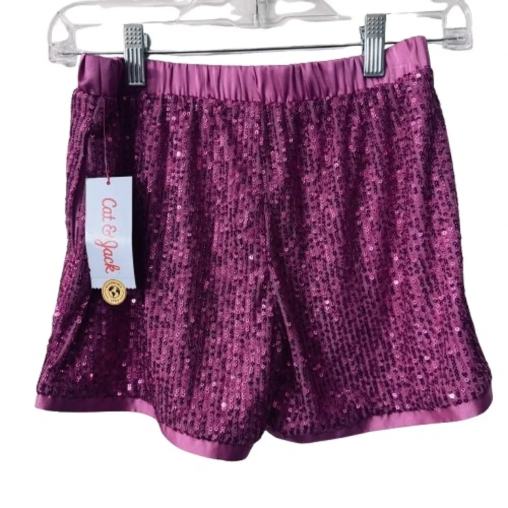 Girls 10/12 Unicorn Tee Sequin Shorts Cargo Pants 3pc Y2K Fashion Bundle NWT